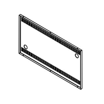 Panel Rear 5 Burner 1000r